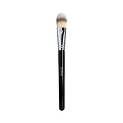 TB TOOLS FOR BEAUTY LUSSONI 100 Series Professional Makeup Brushes for Foundation, Concealer, for Liquid and Cream Cosmetics, Round, Flat, Angled, Tapered and Kabuki (PRO 124 Flat Foundation Brush)