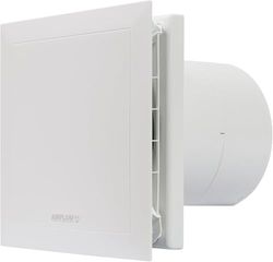 Airflow QT150VS Extractor con Control Velocidad Variable, 150 mm, Fabricado en Alemania, 35 dB, 6/10 W, 2 Velocidades, Hasta 72 l/s, QuietMark, Garantía 3 Años