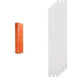 Vola Universel Fart, Mixte Adulte, Orange, 500 g & X12 Bougie à brûler, Homme, Blanc (Incolore) 8 mm