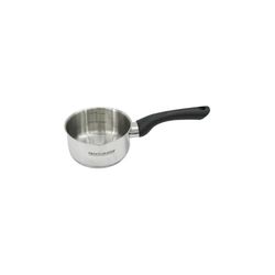 Fackelmann 680341 Casserole 12 cm en inox, de cuisine, tous feux, Petite, sans PFAS, Acier inoxydable 18/8, Gris, 12 x 6 cm