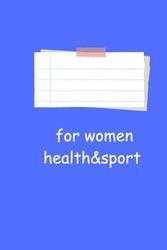 composition notebook for women healt&sport