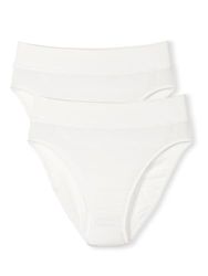 CALIDA Dam elastisk duopack trosor, vit, 44–46 (2-pack), Vit