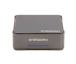 Ordissimo - Petit Ordinateur de Bureau Mini Tour Luna 2 Idéal Senior - Ordi Fixe Facile à Utiliser - Interface Intuitive et Clavier Simplifié - s'adapte à Tous Les Écrans - Souris sans Fil - Noir…