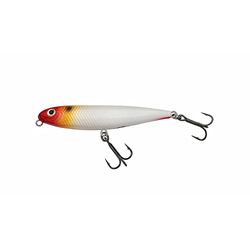 Berkley Pulse Slurp, appât de Surface Flottant, leurre de Surface Dur pour la pêche à la Perche, au Bar, aux prédateurs d'eau Douce et d'eau salée, 8.5cm, Red Head