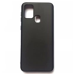 Siliconen hoes voor Samsung Galaxy M21S, zwart zacht TPU mat volledige beschermhoes case cover stootvast val krasbestendig anti-vingerafdruk robuuste telefoonhoes