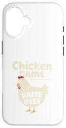 Staring Contest Chicken Edition Don’t Look Game Design Case for iPhone 16