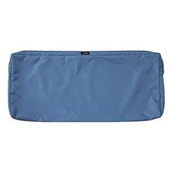 Classic Accessories Ravenna, Federa per Cuscino Impermeabile per panchina, 121 x 45 x 7 cm, Blu Impero
