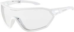 ALPINA Unisex - Adultos, S-WAY V Gafas deportivas, white matt, One Size