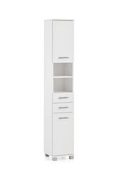 Schildmeyer Mobile alto Emmi 159162 bianco opaco, 30,3 x 32,6 x 180,9 cm