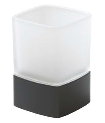 Gedy Lounge portacepillo, Ottone, Nero, Taglia Unica