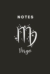 Virgo Horoscope Notebook: Softcover, 120 lined blank pages 6x9" (A5): Ideal Christmas or Birthday Gift