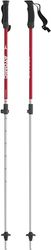 ATOMIC Amt Jr Telescopic Red/Silver Bâtons de Ski Unisexe, Rouge/argenté, NS
