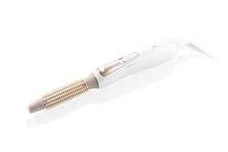 ETA Fenite - Ferro arricciacapelli con spazzola da 16 mm e 19 mm, 400 W, 2 livelli, cura, passante, cavo da 1,8 m, colore: Bianco - oro