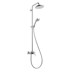 hansgrohe Croma Showerpipe 220 1jet met eengreepsmengkraan, chroom - 27222000