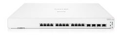 HPE Networking Instant On Switch Series 1960 12-Port 10Gb Aggregator Smart-managed Layer 2+ Ethernet Switch | 12x 10GBase-T | 4x SFP+ | Stackable | EU Cord (JL805A ABB)
