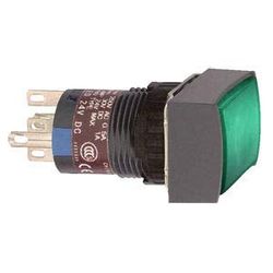 Schneider Elec Pic – MSS 46 03 – Push Button Rectangular Luminous Green 12 V 1 Nanc