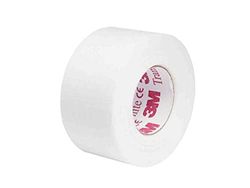 3M - Transpore witte, geperforeerde chirurgische tape, delicaat, bidirectionele scheur, hypoallergeen, ademend, afmeting 25 mm x 9,14 m, verpakking van 12 rollen.