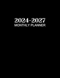 2024-2027 Monthly Planner 4 Years: Large 4 Year Calendar Schedule Organizer | 48 Months Jan 2024 - Dec 2027 with Federal Holidays and Inspirational Quotes, contact list & Password! - Floral cover