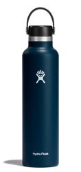 HYDRO FLASK - Waterfles van 709 ml - Vacuüm Geïsoleerde Roestvrij Stalen Drinkfles met Lekvrije Flex Cap - Dubbelwandige Herbruikbare Fles met Poedercoating - BPA-vrij - Standaard Opening - Indigo