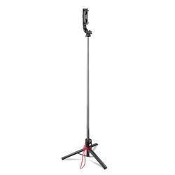 Hama Perche à Selfie pour téléphone Portable de 30 à 110 cm avec déclencheur Photo/vidéo (Ultra léger 195 g, Dimensions replié 24 cm, Perche à Selfie avec trépied et télécommande Bluetooth, Support