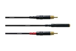 CORDIAL CABLES Y-kabel drager mini-jack vrouwelijke stereo / 2 Rca 30 cm BRETELLE Essentials kabel Mini-Jack/RCA