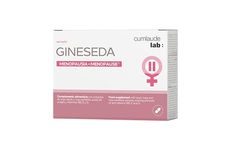 Cumlaude Gineseda - Complemento Alimenticio para Aliviar los Síntomas de la Menopausia - Isoflavonas de Soja, Extracto de Lúpulo y Salvia, Vitaminas E, B6 y D3 - 30 Cápsulas