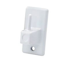 MAURER 5340500 Lot de 2 Crochets de Rideaux adhésifs Blanc