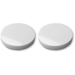 cyclingcolors 2X Almohadillas Antideslizante antivibración autoadhesiva 50 mm patín Patines Protectores Silicona pies Muebles electrónico, Blanco