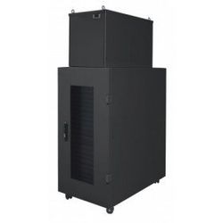 INTELLINET Micro Datacenter 48,3 cm 19Z 42 HE HxBxT 2582 x 800 x 1 000 mm skyddsklass IP54 röenhet 4 kW heltäckande monterad svart