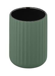 WENKO Belluno Ceramic Toothbrush Beaker Green