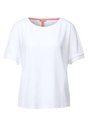 Street One Dames A318022 Structuurshirt, wit, 38