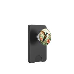 Fantasía Steampunk Bird Flowers PopSockets PopWallet para MagSafe