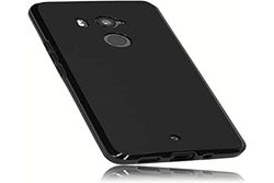 mumbi Funda Compatible con HTC U11 Plus Caja del teléfono móvil, Negro