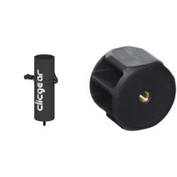 Clicgear Trolley Umbrella Holder, Black, Umbrella Spacer, Black