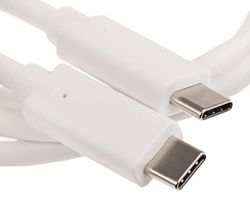 CDL Micro USB 3.1 Tipo-C Maschio a Tipo-C Maschio 10Gbps 100W Cavo 1m - Bianco