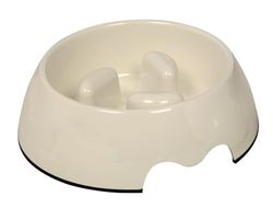 Nobby 73487-02 Gamelle anti renversement Blanc crème 22 x 7,5 cm 750 ml