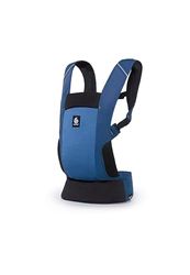 Ergobaby Porte-Bébé Away, Porte-bébé de voyage pour bébés et enfants en bas âge (5,4-15,9 kg), Porte-bébé ventral à 2 positions, Porte-bébé dorsal, Midnight Blue