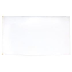 BANDIERA MONOCOLORE BIANCO 250x150cm - GRAN BANDIERA BIANCA 150 x 250 cm - Bandiere - AZ FLAG