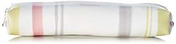 Makenotes- Astuccio Pastello Similpelle+Gomma 22x6 cm, Colore Bianco, Blk-PCL