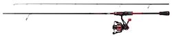 Mitchell Colors MX Spinning Combo, Fishing Rod and Reel Combo, Spinning Combos, Predator Fishing,Pike/Perch/Zander, Unisex, Red, 2.54m | 10-50g