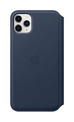 Apple Leather Folio (for iPhone 11 Pro Max) - Deep Sea Blue