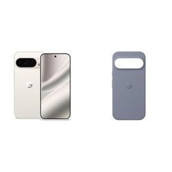 Google Pixel 10 Pro - Unlocked Android Smartphone with Gemini, Triple Rear Camera System, 24+ Hour Battery and 6.3" Super Actua Display - Porcelain, 128GB+Case