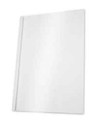Pavo A4 Thermal Binding Cover 1.5 mm - Clear/White (Pack of 100)