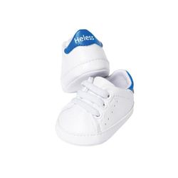 Heless 145 - sneakers voor poppen, in wit, maat 38-45 cm, modieus schoeisel voor dagelijks gebruik