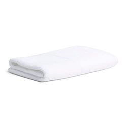 MÖVE Bamboo Luxe Serviette de Bain 80 x 150 cm, Fabriqué en Allemagne, 60% coton / 40% viscose en pulpe de bambou, Snow (Blanc)
