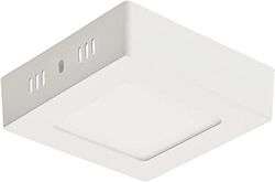 Jandei – Faretto Led 6 W 4200ºk quadrato superficie bianco. Perfetto per la cucina, il soggiorno, la casa, l'ufficio, ecc. Alimentazione (driver) inclusa.