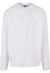 Urban Classics Manica Lunga Oversize Ultra Pesante T-Shirt, Bianco, XXXXXL Uomo