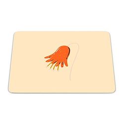 Bonamaison, Tapis de Souris Rectangle Imprimé Numériquement, Fond Antidérapant, pour Bureau et Maison, Taille: 22x18cm
