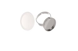 GLOREX Bague Ovale mehreres, Multicolore, 16 X 9 X 4 cm