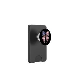 Hipopótamo Hipopótamo, 4 de julio, bandera estadounidense patriótica PopSockets PopWallet para MagSafe